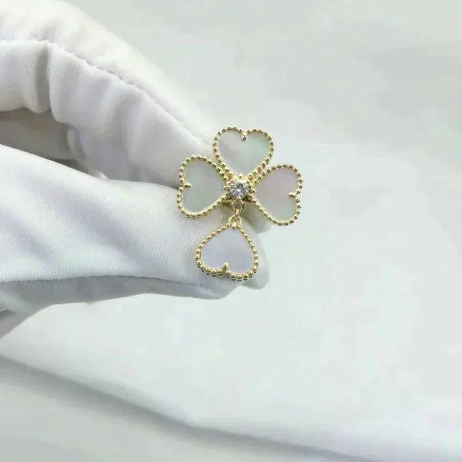 [valéa jewellery]SWEET CLOVER WHITE MOP RING