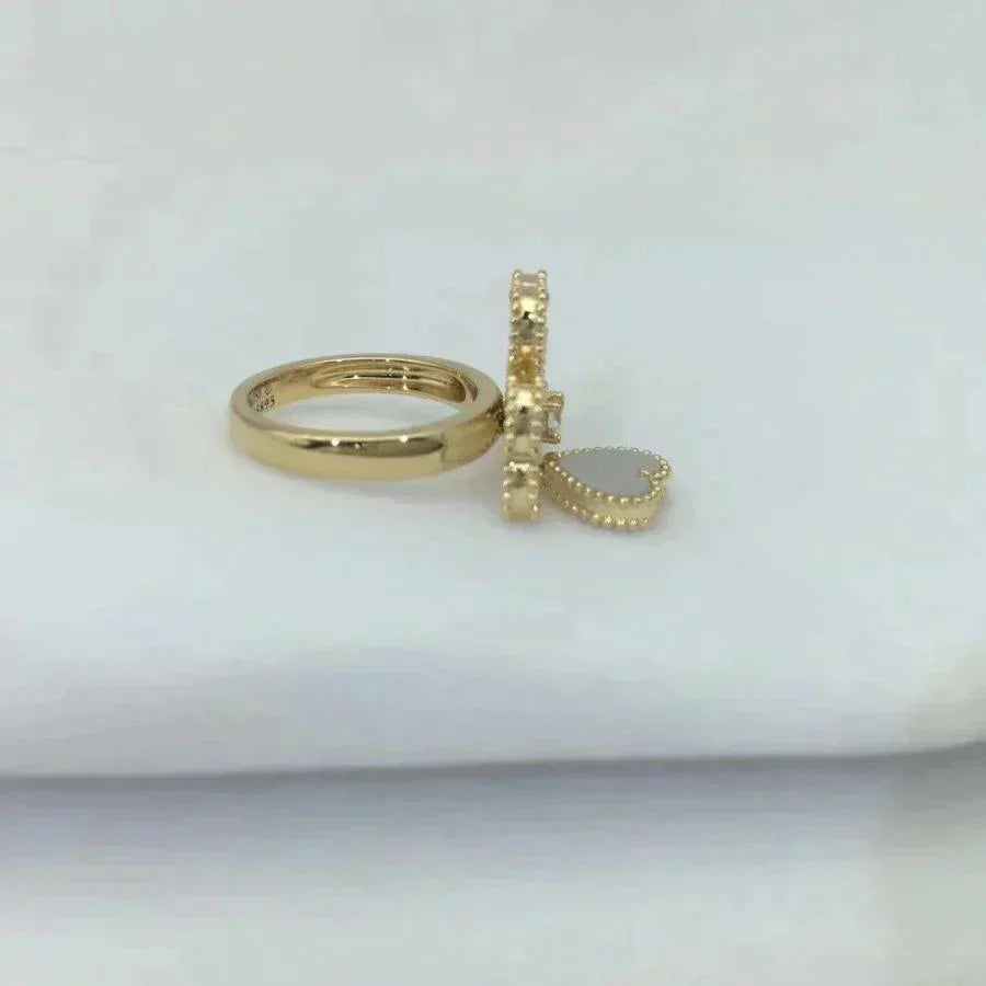 [valéa jewellery]SWEET CLOVER WHITE MOP RING