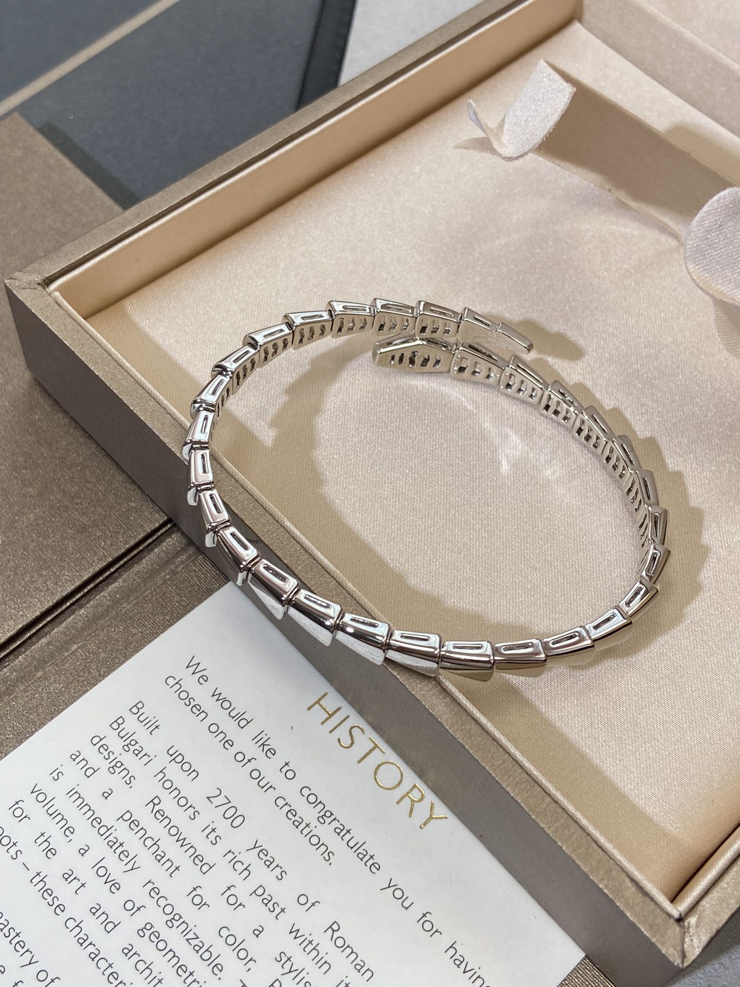 [valéa jewellery]SERPENTI VIPER SILVER BRACELET