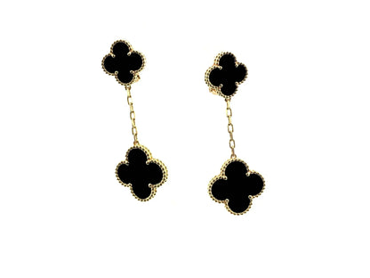 [Valéa jewellery]CLOVER 2 MOTIFS  EARRINGS (MULTIPLE CHOICESC