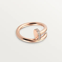 [Valéa jewellery]JUSTE RING 2.65MM PINK GOLD DIAMOND