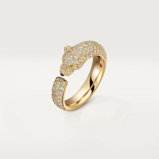 [Valéa jewellery]PANTHERE PINK GOLD DIAMOND RING