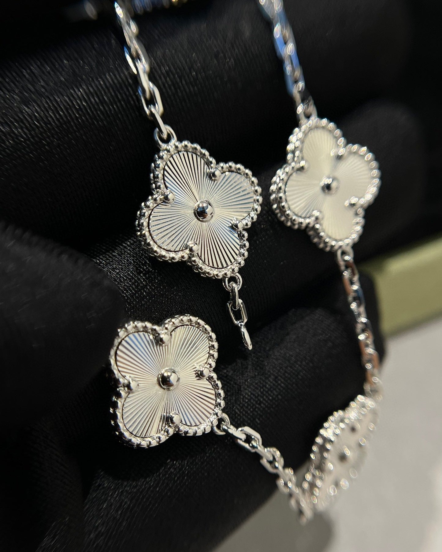 [Valéa jewellery]CLOVER SILVER 5 MOTIFS BRACELET