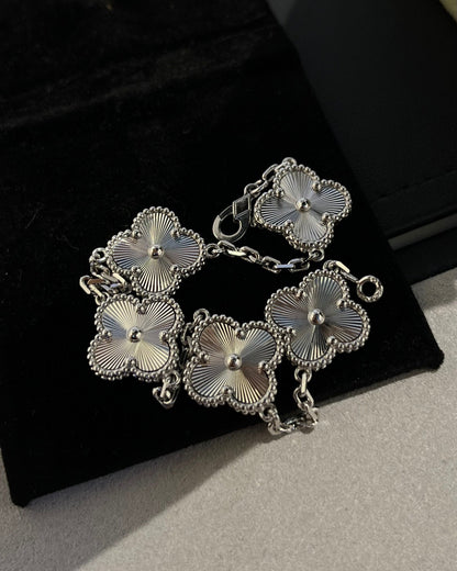 [Valéa jewellery]CLOVER SILVER 5 MOTIFS BRACELET