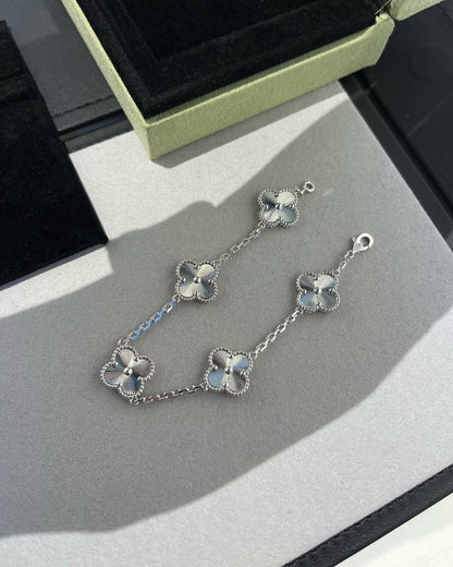 [Valéa jewellery]CLOVER SILVER 5 MOTIFS BRACELET