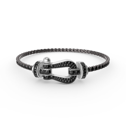 [Valéa jewellery]FORCE  LARGE HORSESHOE FULL DIAMOND TENNIS BRACELET